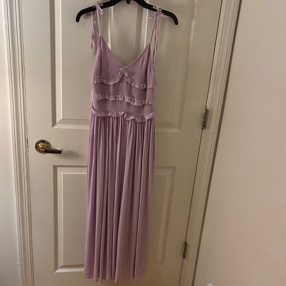 Topshop Dresses & Skirts - Topshop Lavender Maxi Dress with Ruffle Layers